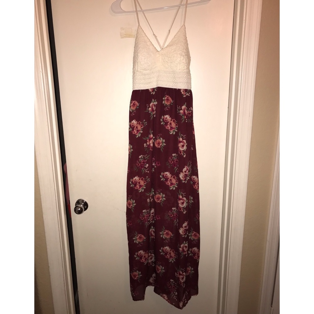 J For Justify Floral Homecoming Dress